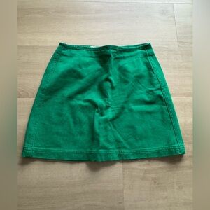 BDG Emerald Green A-Line Mini Skirt (Size Small)